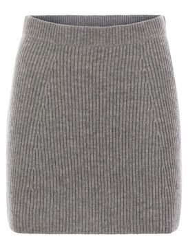 Sportmax Teiera Ribbed Knit Miniskirt