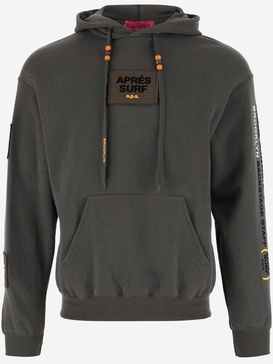 Apres Surf Cotton Blend Hoodie With Logo