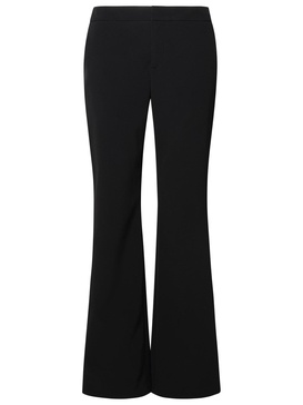 Balmain Black Viscose Trousers