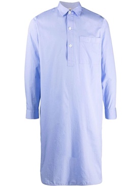 Tekla Cotton Poplin Night Shirt