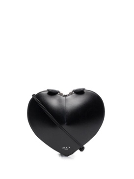 Alaia the heart Leather Crossbody Bag