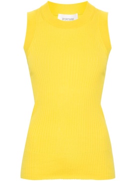 Sport Max Ribbed Cotton Tank Top