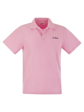 Mc2 Saint Barth Jeremy Cotton Terry Polo Shirt