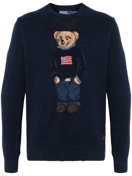 Polo Bear cotton and linen sweater