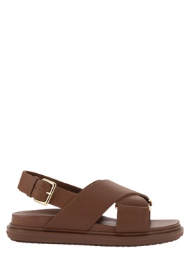 Marni Fussbett Leather Sandal