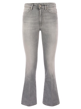 Dondup Mandy Super Skinny Bootcut Jeans In Stretch Denim