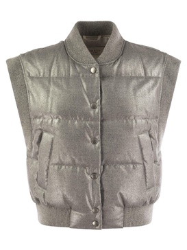 Peserico Down Cropped Vest