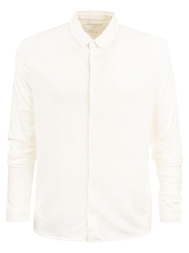 Majestic Long Sleeved Linen Shirt