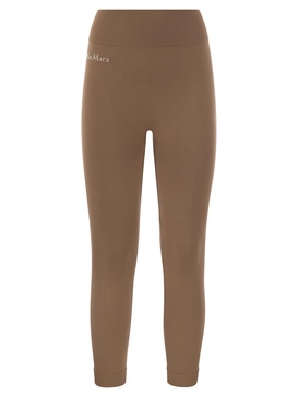 'S Max Mara Logo Lettering Printed Stretched Leggings