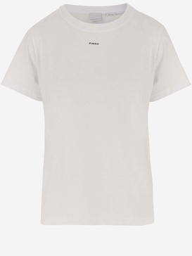 Pinko Cotton T Shirt With Logo