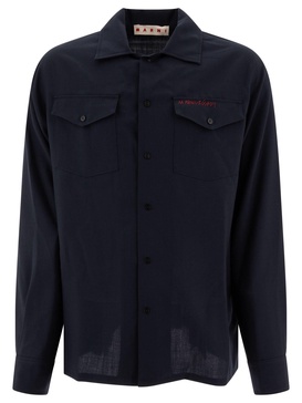 Marni Shirt With Embroidered Logo