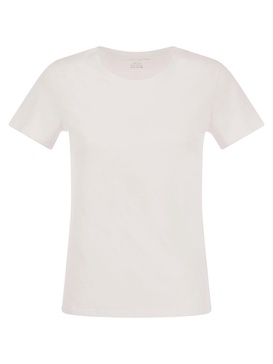 Majestic Polly T Shirt In Cotone Silk Touch