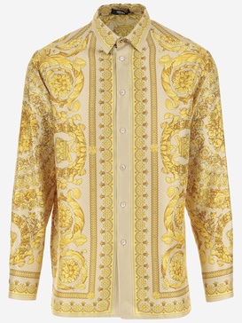 Versace Printed Silk Shirt