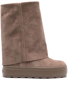 Casadei Suede Double-Face Boots