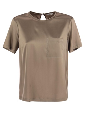 Peserico Silk Satin T Shirt