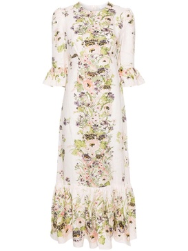 Zimmermann Halliday Long Floral Dress