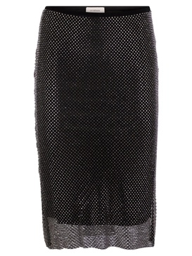 Sportmax Zinnia Tulle Skirt With Rhinestones