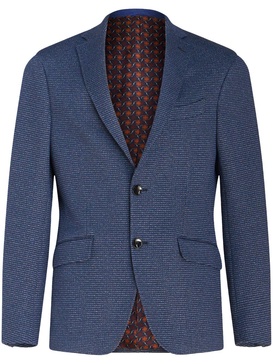 notched-lapels jersey blazer