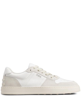 TOD'S Contemporary Panelled Suede Sneakers