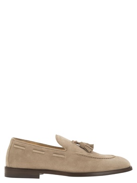 Brunello Cucinelli Suede Moccasins With Tassels