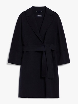 'S Max Mara Arona Double-Faced Short Wool Coat