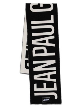 WOOL SCARF WITH "JEAN PAUL GAULTIER" LOGO