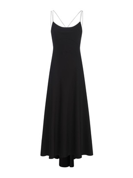 Philosophy Di Lorenzo Serafini Draped-Back Sleeveless Maxi Dress