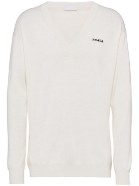 Prada V-Neck Cashmere Jumper