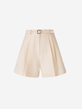 Zimmermann Wool Belt Bermudas