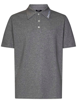 GREY COTTON POLO SHIRT