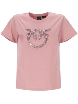 Love Birds Embellished T-shirt