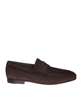 Brown Tdm Suede Loafer