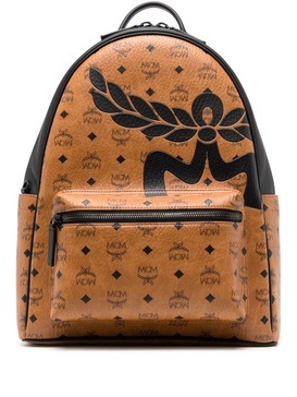 Mcm "Stark" Backpack With Logo