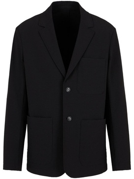 Emporio Armani Nylon Single-Breasted Jacket