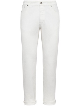 Brunello Cucinelli Denim Cotton Trousers