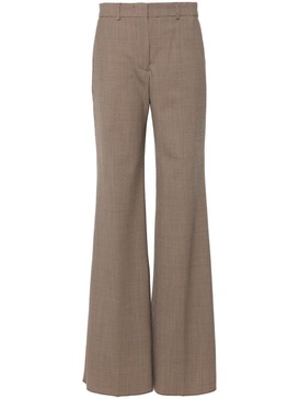 Sport Max Wool Blend Flared Leg Trousers