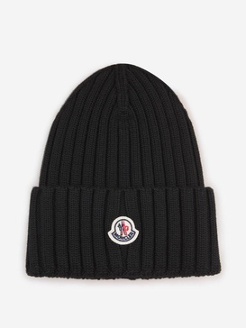 Moncler Wool Logo Beanie