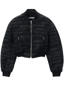 Alexander Wang Black Bomber Jacket