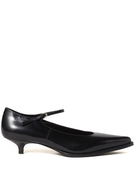 Miu Miu 35Mm Brushed Leather Pumps