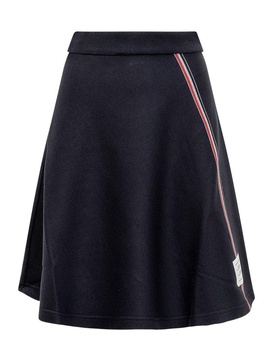 Thom Browne Rwb Midi Skirt