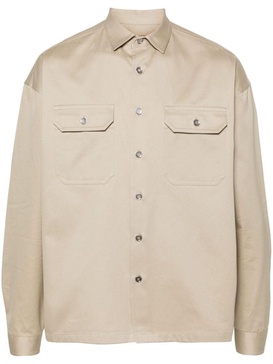 Prada Rope-Coloured Shirt With Pockets Men