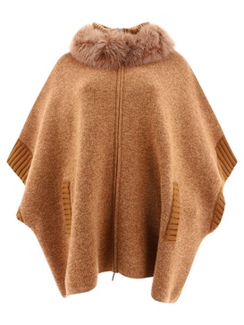 Giovi Cape With Fur Inserts