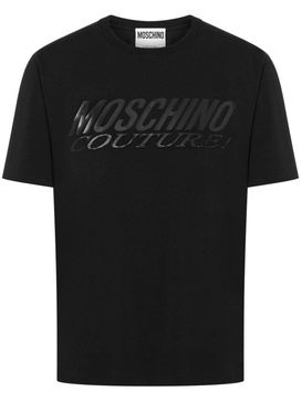 Moschino Logo Printed Crewneck T-Shirt