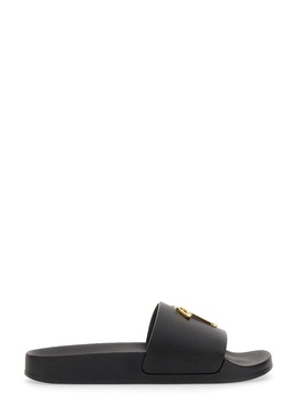 Giuseppe Zanotti Brett Slide Sandal With Logo