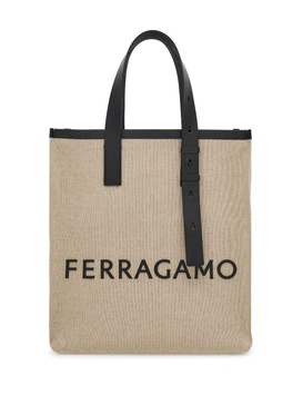 Salvatore Ferragamo Logo Tote Bag