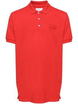 logo-embroidered organic cotton polo shirt