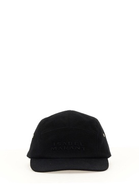 Black Cotton Tedji Baseball Cap