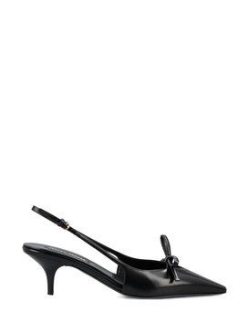 Miu Miu Bow-Detailed Slingback Pumps