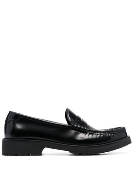 SAINT LAURENT Classic Black Men's Moccasins for SS23