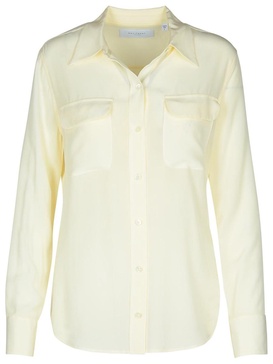 Equipment Cream Silk Shirt